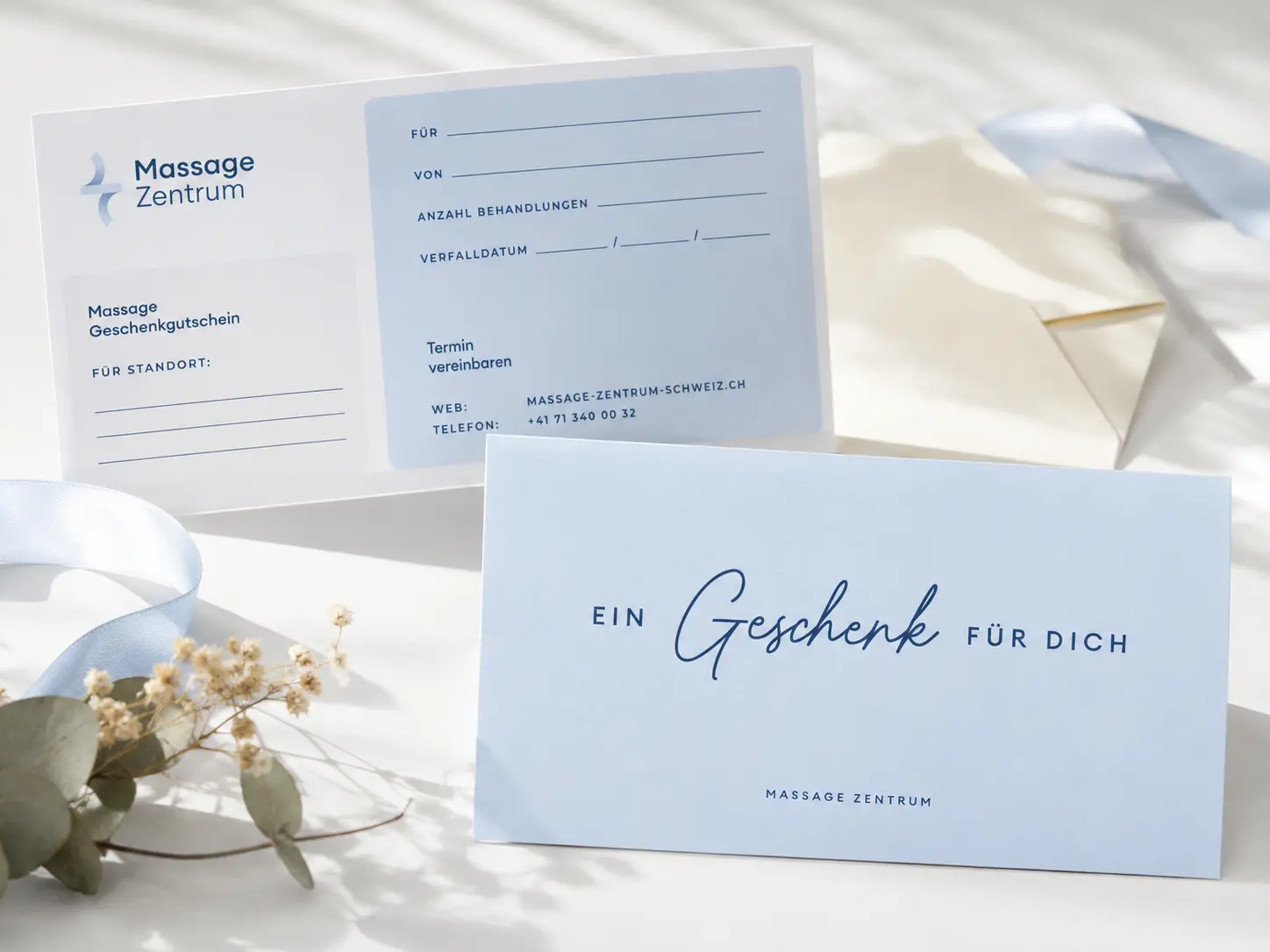 Massage-Gutschein für eine Behandlung im Massage Zentrum Embrach